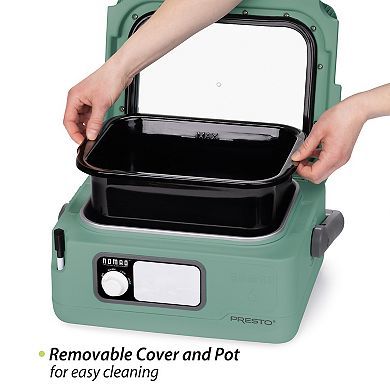 Presto Nomad 6-qt. Traveling Slow Cooker