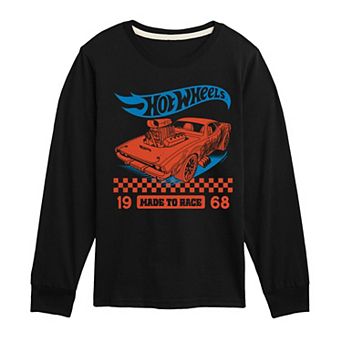 Boys 8-20 Hot Wheels Made To Race Long Sleeve Graphic Tee