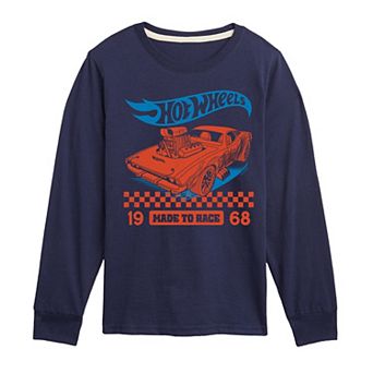 Boys 8-20 Hot Wheels Made To Race Long Sleeve Graphic Tee