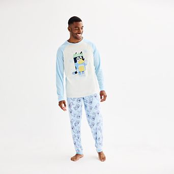 Men's Jammies For Your Families® Bluey Pajama Top & Pajama Bottoms Set