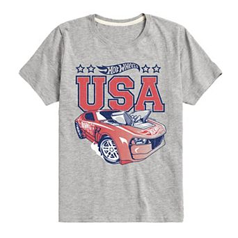 Boys 8-20 Hot Wheels USA Graphic Tee