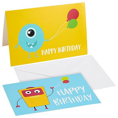 48 Pack Assorted Kids Birthday Cards Bulk With Envelopes, 4 X 6 In