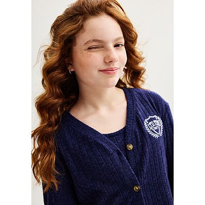 Girls 7 16 Limited Too Cardigan Twin Set Dress
