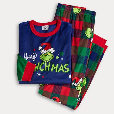 Men's Jammies For Your Families® Dr. Seuss' How The Grinch Stole Christmas Pajama Top & Pajama Bottoms Set