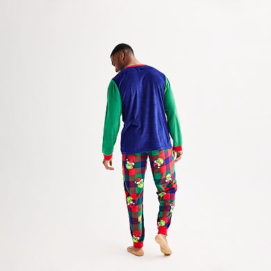 Men's Jammies For Your Families® Dr. Seuss' How The Grinch Stole Christmas Pajama Top & Pajama Bottoms Set
