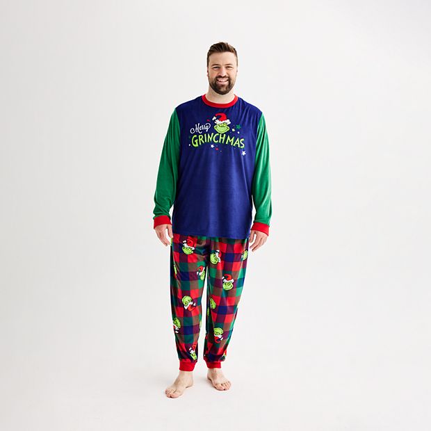 Big and tall grinch pajamas sale