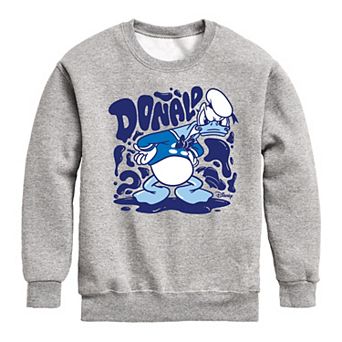 Disney's Mickey Mouse & Friends Donald Duck Boys 8-20 Drip Fleece Sweatshirt