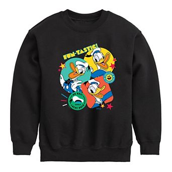 Disney's Mickey Mouse & Friends Donald Duck Boys 8-20 Lucky Duck Fleece Sweatshirt