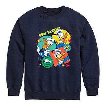 Disney's Mickey Mouse & Friends Donald Duck Boys 8-20 Lucky Duck Fleece Sweatshirt