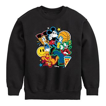 Disney's Mickey Mouse & Friends Boys 8-20 Collage Fleece Sweatshirt