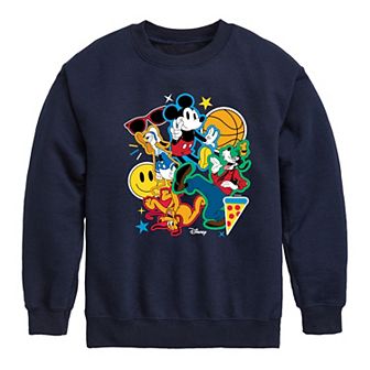 Disney's Mickey Mouse & Friends Boys 8-20 Collage Fleece Sweatshirt