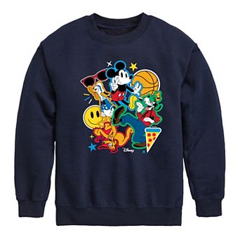 Disney's Mickey Mouse & Friends Boys 8-20 Collage Fleece Sweatshirt