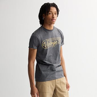 Men's Vintage Moto Parts Graphic Tee