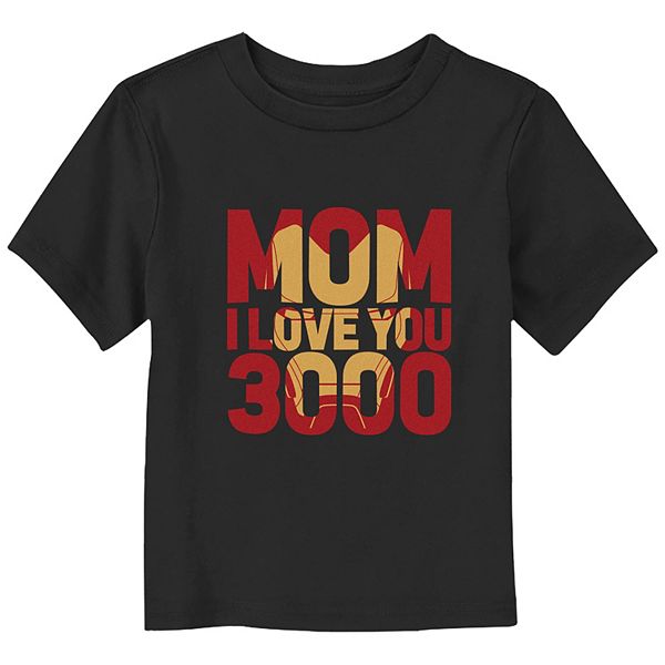 Baby & Toddler Boy Iron Man MomI Love You 3000 Graphic Tee