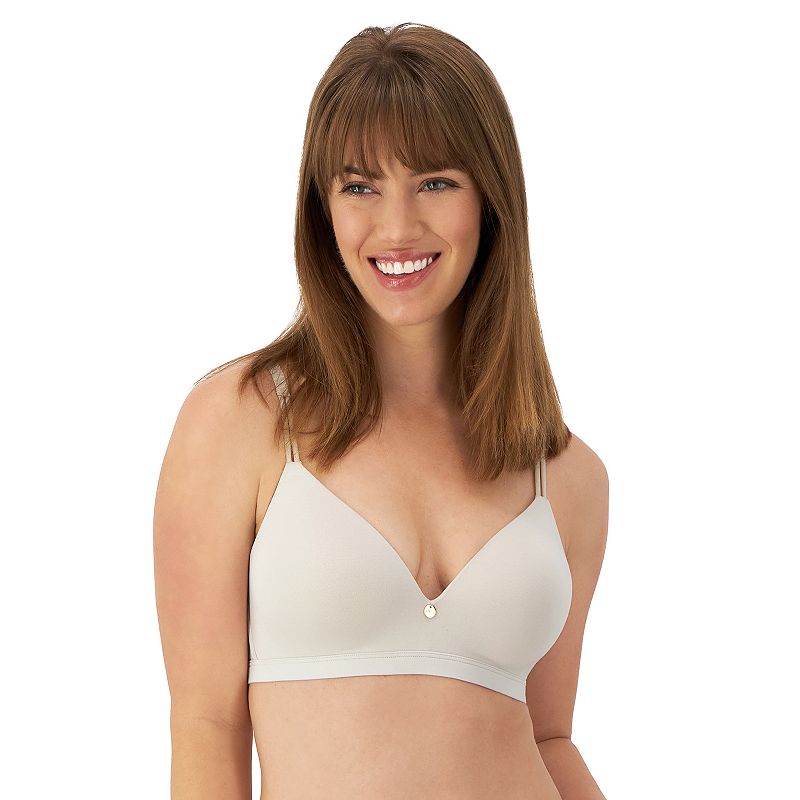 Maidenform Everyday Luxe Wireless T-Shirt Bra with Convertible Straps DM2402, Women's, Size: 36 A, Beige Bisque