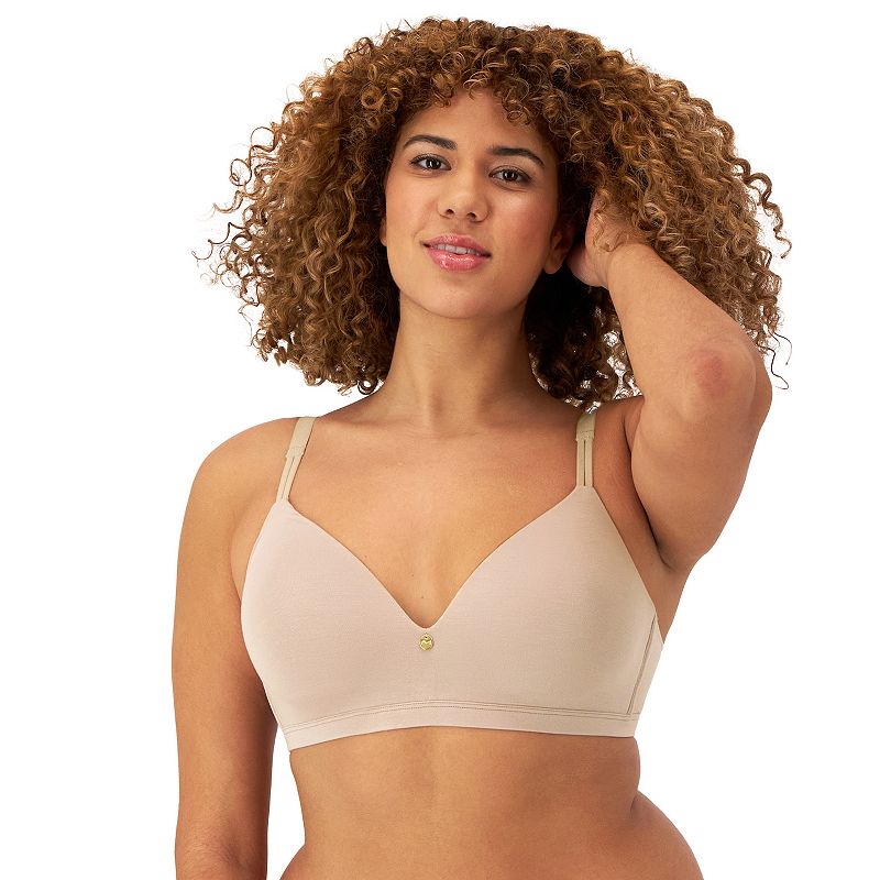 Maidenform Everyday Luxe Wireless T-Shirt Bra with Convertible Straps DM2402, Women's, Size: 34 A, Evening Blush
