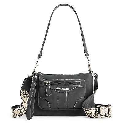 Stone Mountain USA Black cheapest and Gray 4 in 1 Adjustable Crossbody