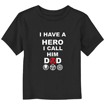 Baby & Toddler Boy Avengers I Have A Hero I Call Him Dad Graphic Tee