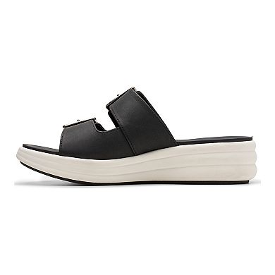 Clarks® Cloudsteppers Drift Buckle Women's Slide Sandals