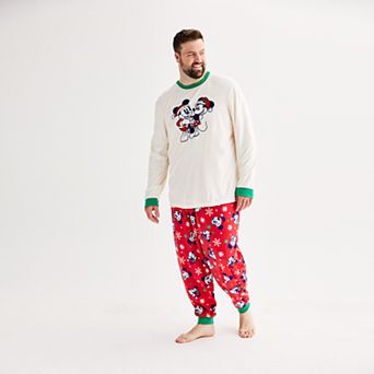 Disney's Mickey Mouse Big & Tall Pajama Top & Pajama Bottoms Set by Jammies For Your Families®