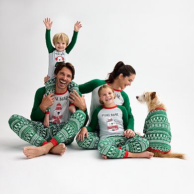 Toddler Boy Jammies For Your Families® Bear Top & Bottoms Pajama Set