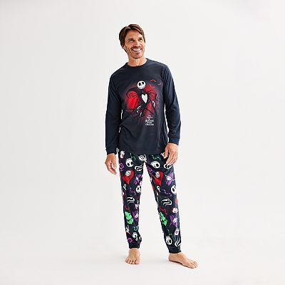 Disney s The Nightmare Before Christmas Men s Pajama Top Pajama Bottoms Set by Jammies For Your Families