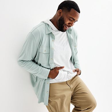 Big & Tall Sonoma Goods For Life® Supersoft Double-Knit Hoodie