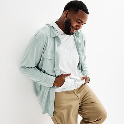 Big & Tall Sonoma Goods For Life® Supersoft Double-Knit Hoodie