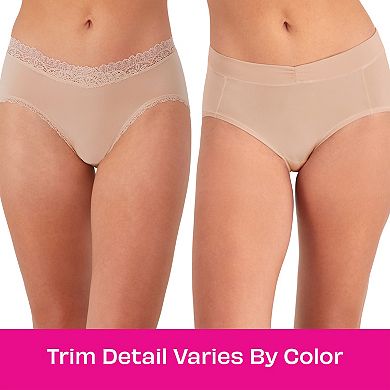 Maidenform 3-Pack Everyday Luxe Bikini Underwear DM3TBK