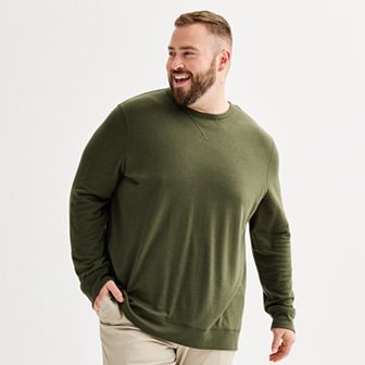 Big & Tall Sonoma Goods For Life® Double Knit Crewneck Tee