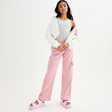 Girls 7-16 Limited Too Cargo Fleece Pants