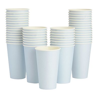 48x Disposable Coffee Cups With Lids And Sleeves Bulk For Hot To Go Drink, 16 Oz