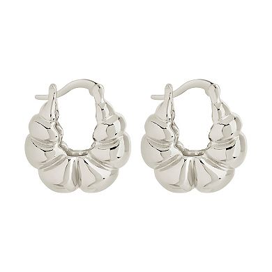 MC Collective Scalloped Hoop Earrings