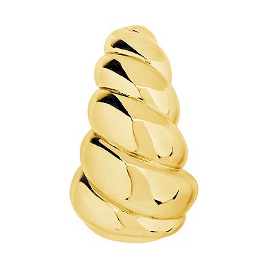 MC Collective Scalloped Shell Stud Earrings
