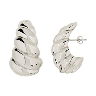 MC Collective Scalloped Shell Stud Earrings