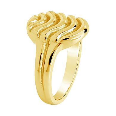 MC Collective Wavy Signet Ring
