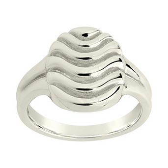 MC Collective Wavy Signet Ring