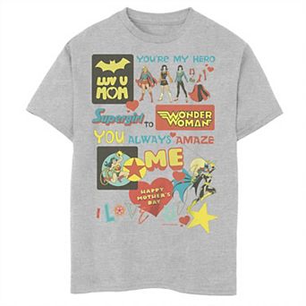 Boys DC Comics Mother's Day Justice League Heroic Mom Graphic Tee