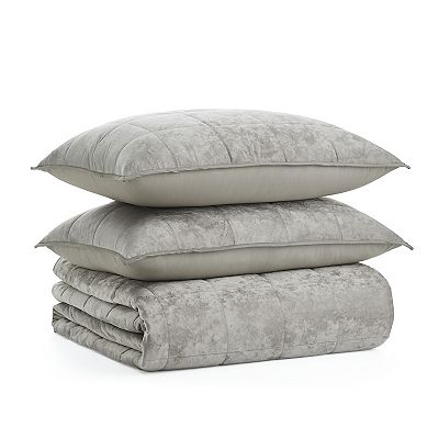 Koolaburra by UGG Bentley Velvet Quilt Set with Shams Koolaburra by UGG Bentley Velvet Quilt Set with Shams