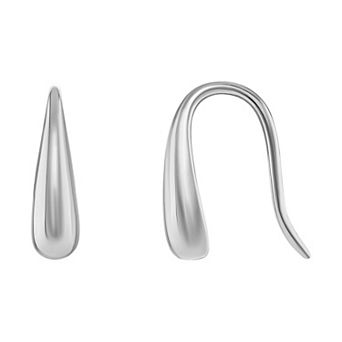 PRIMROSE Sterling Silver Polished Teardrop Earrings