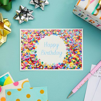 36 Pack Assorted Birthday Card Set With Envelopes, Bulk (4x6 In, Blank Inside)
