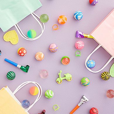 100-pack Bulk Bouncy Balls Birthday Favors For Kids Aged 3+, 1.25 In/32 Mm