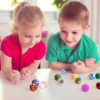 100-pack Bulk Bouncy Balls Birthday Favors For Kids Aged 3+, 1.25 In/32 Mm
