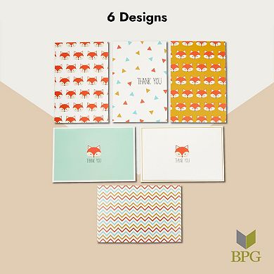 48 Pack Thank You Cards Bulk, Blank Notecards With Envelopes All Occasion 4x6"