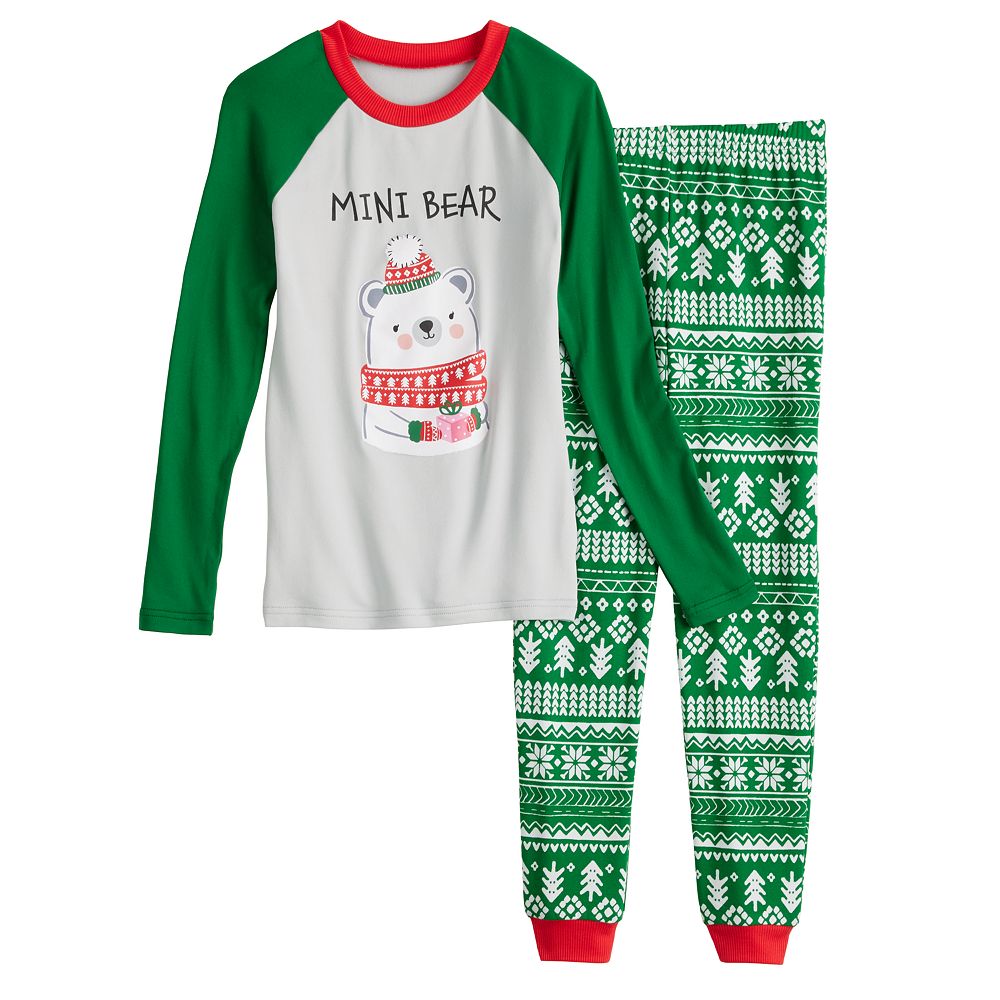 【Modern House】BT Christmas Butter Bear Pajama Set Jolly Jammies Men's Reindeer & Bear Matching Family Pajamas