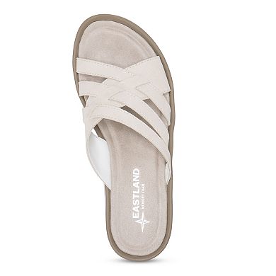 Eastland Poppy Women's Wedge Slide Sandals