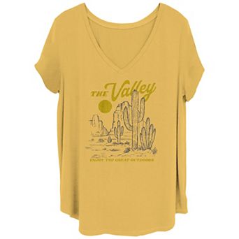Juniors' Plus Size The Valley Enjoy The Great Outdoors Graphic Tee