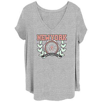 Juniors' Plus Size New York City East Coast USA Graphic Tee