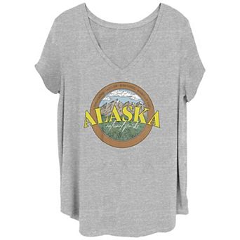 Juniors' Plus Size Alaska National Parks Graphic Tee