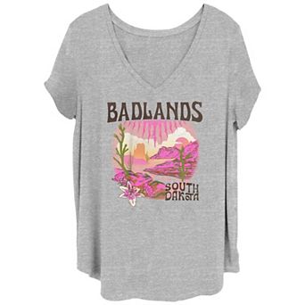 Juniors' Plus Size Badlands South Dakota Graphic Tee